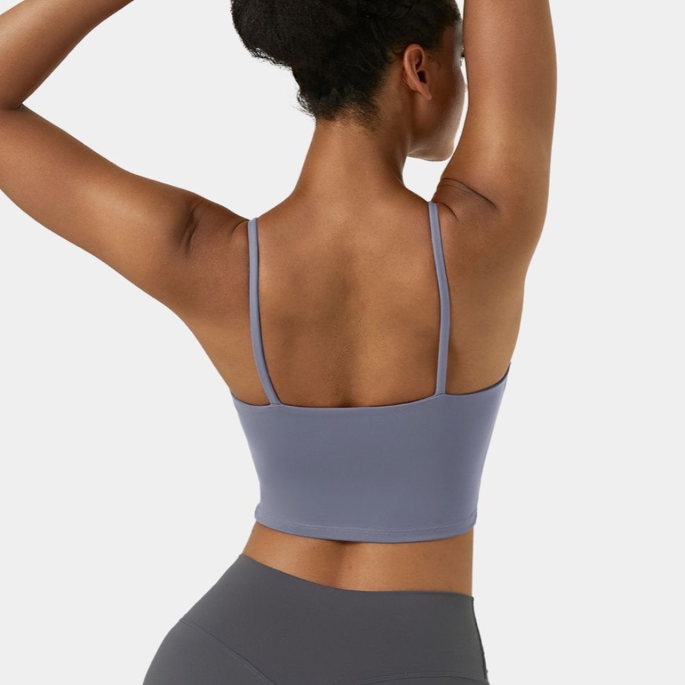 Halara Basic Padded Workout Cropped Tank Top Size… - image 3